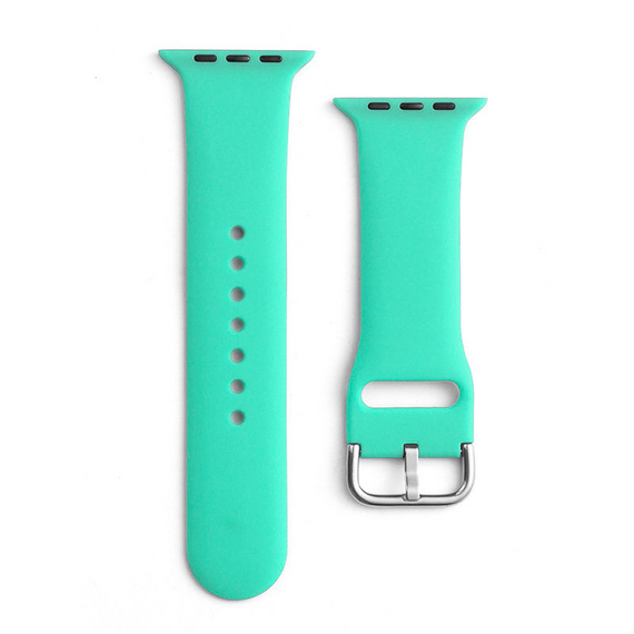 Silicone Strap APS for Apple Watch 42/44/45mm Strap Watch Bracelet - Mint | Techbox