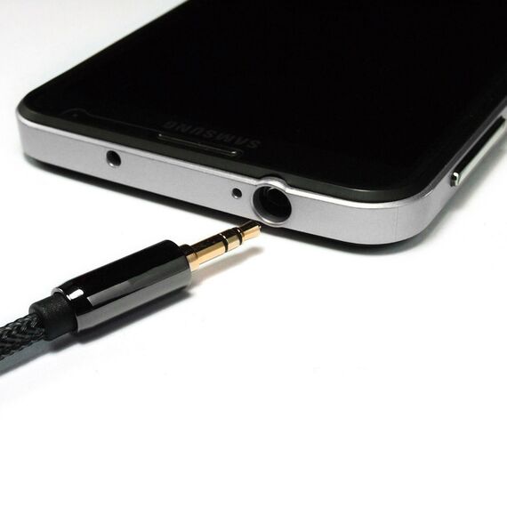 Wozinsky universal mini jack cable 2x AUX cable 3 m black - Cables & Adapters - Cables & Accessories - Techbox