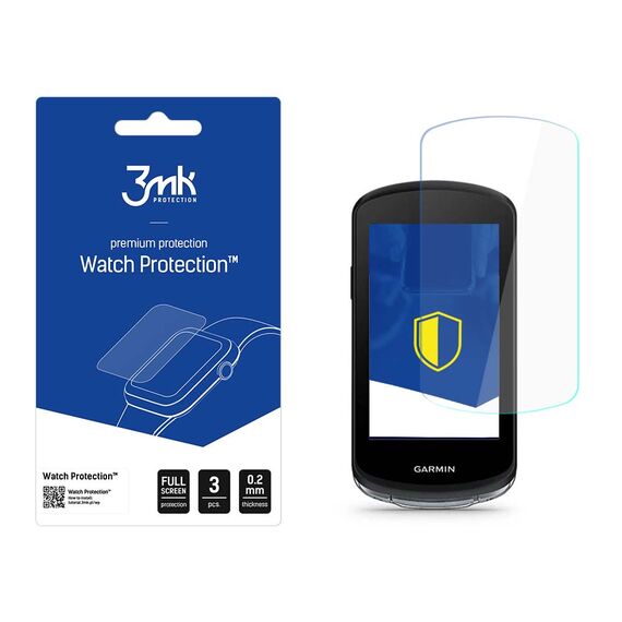 3mk Watch Protection™ hybrid glass v. FlexibleGlass Lite on Garmin Edge 1040 - Accessories - Smartwatches & Accessories - Techbox