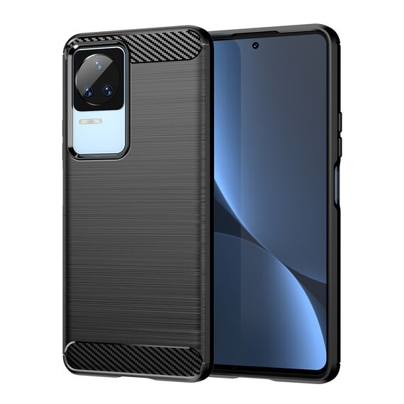 Carbon Case for Xiaomi Poco F4 5G flexible silicone carbon cover black - Uncategorized Cases (2) - Cases - Techbox