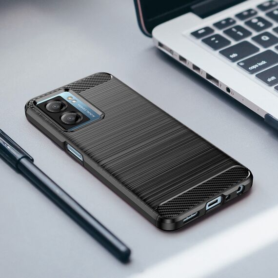 Carbon Case for Xiaomi Poco F4 5G flexible silicone carbon cover black - Uncategorized Cases (2) - Cases - Techbox