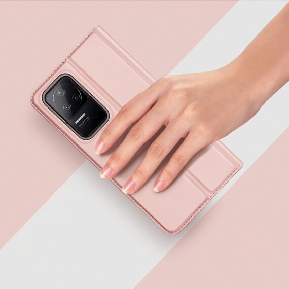 Dux Ducis Skin Pro Holster Cover Flip Cover for Xiaomi Poco F4 5G pink | Techbox