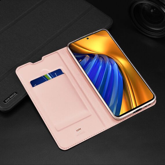 Dux Ducis Skin Pro Holster Cover Flip Cover for Xiaomi Poco F4 5G pink | Techbox