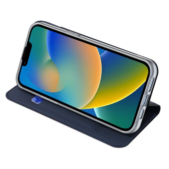 Dux Ducis Skin Pro Holster Flip Cover for iPhone 14 Plus blue | Techbox