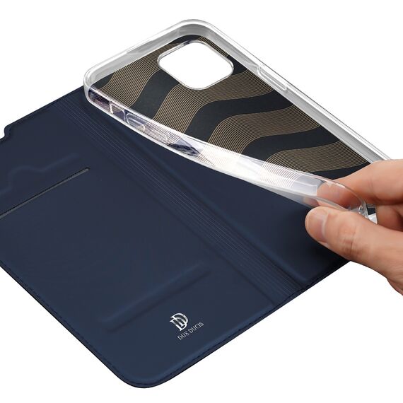 Dux Ducis Skin Pro Holster Flip Cover for iPhone 14 Plus blue | Techbox