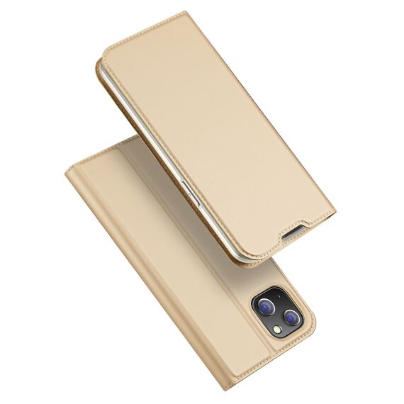 Dux Ducis Skin Pro Holster Flip Cover for iPhone 14 Plus gold | Techbox