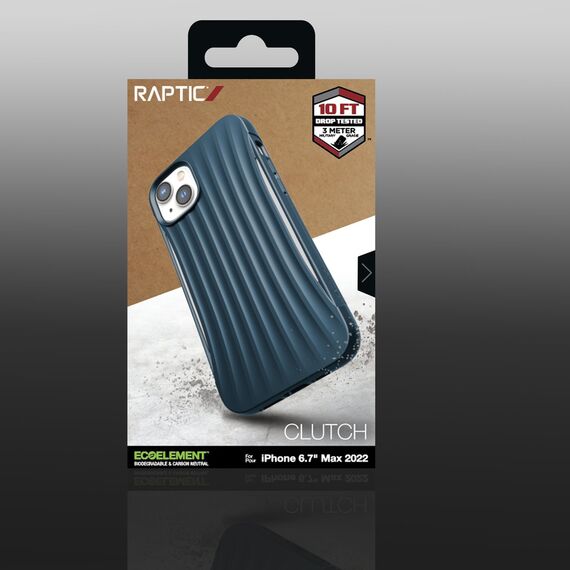 Raptic X-Doria Clutch Case iPhone 14 Plus back cover blue | Techbox