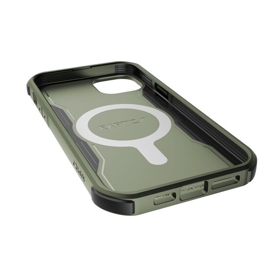 Raptic X-Doria Fort Case iPhone 14 with MagSafe armored cover green | Techbox