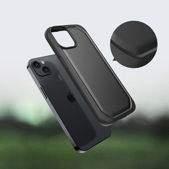 Raptic X-Doria Slim Case iPhone 14 Plus back cover black - Apple Cases - Cases - Techbox