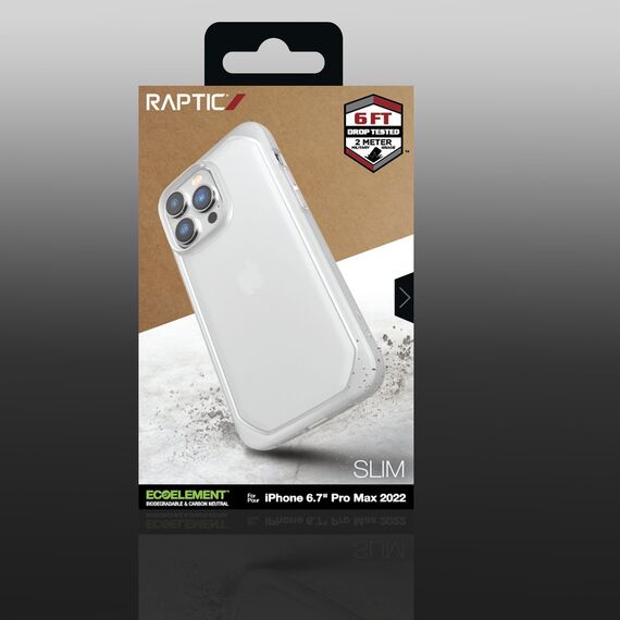 Raptic X-Doria Slim Case iPhone 14 Pro Max back cover transparent - Apple Cases - Cases - Techbox