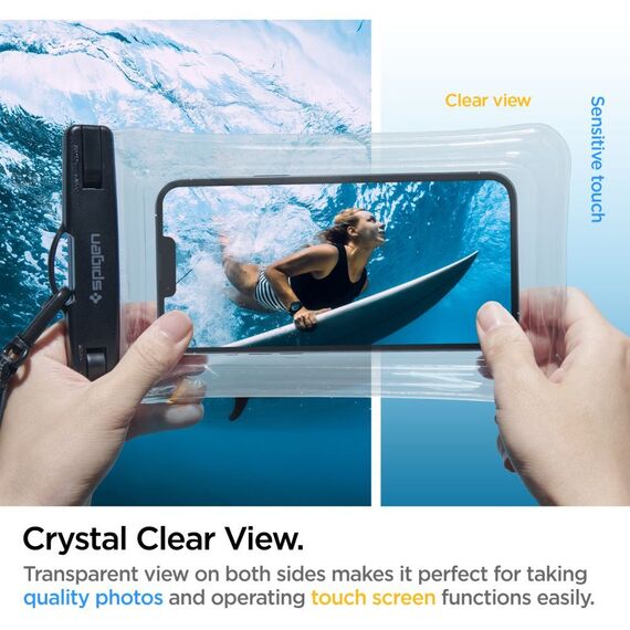 Spigen Aqua Shield A610 Case Waterproof Floating on Water - Transparent | Techbox