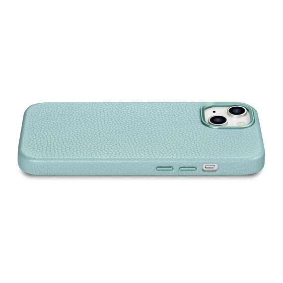 iCarer Litchi Premium Leather Case iPhone 14 Magnetic Leather Case with MagSafe Green (WMI14220709-GN) | Techbox