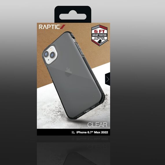 Raptic X-Doria Clear Case iPhone 14 Plus armored cover gray - Apple Cases - Cases - Techbox
