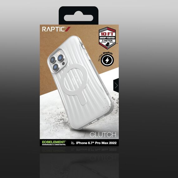 Raptic X-Doria Clutch Case iPhone 14 Pro Max with MagSafe back cover transparent | Techbox