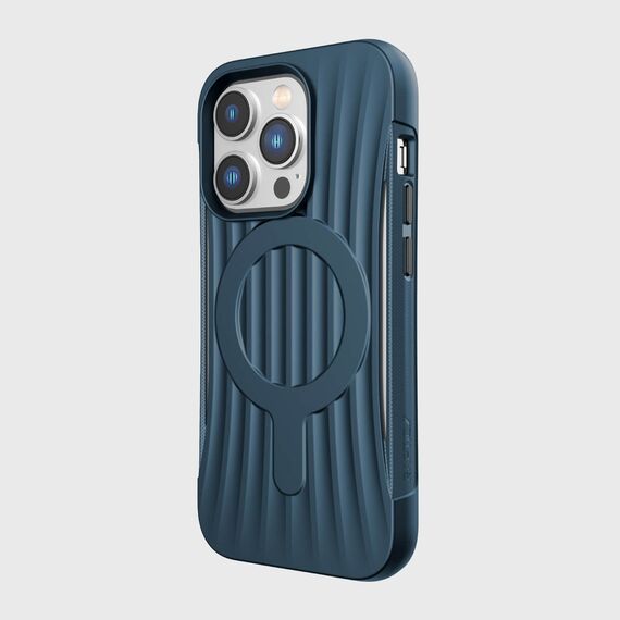 Raptic X-Doria Clutch Case iPhone 14 Pro with MagSafe back cover blue | Techbox