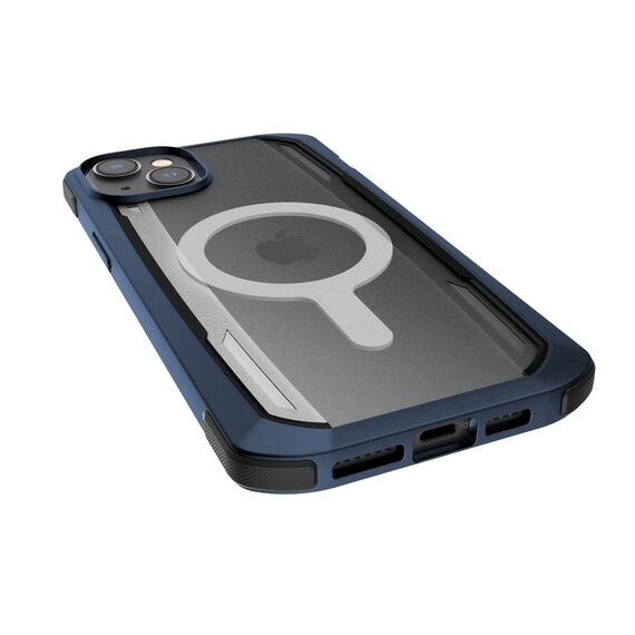 Raptic X-Doria Secure Case for iPhone 14 Pro with MagSafe armored cover blue | Techbox
