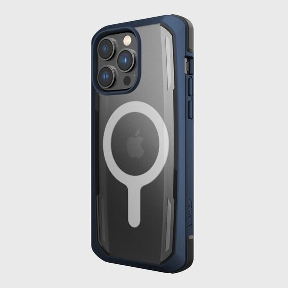Raptic X-Doria Secure Case for iPhone 14 Pro with MagSafe armored cover blue | Techbox