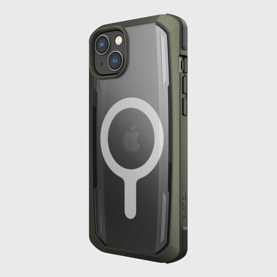 Raptic X-Doria Secure Case iPhone 14 Plus with MagSafe armored cover green | Techbox