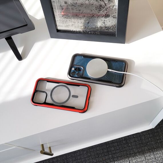 Raptic X-Doria Secure Case iPhone 14 Plus with MagSafe armored cover green | Techbox