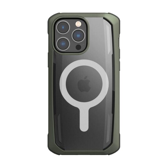 Raptic X-Doria Secure Case iPhone 14 Pro with MagSafe armored cover green | Techbox