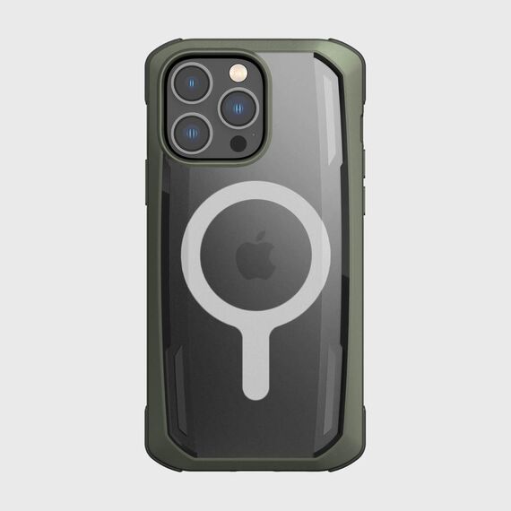 Raptic X-Doria Secure Case iPhone 14 Pro with MagSafe armored cover green | Techbox