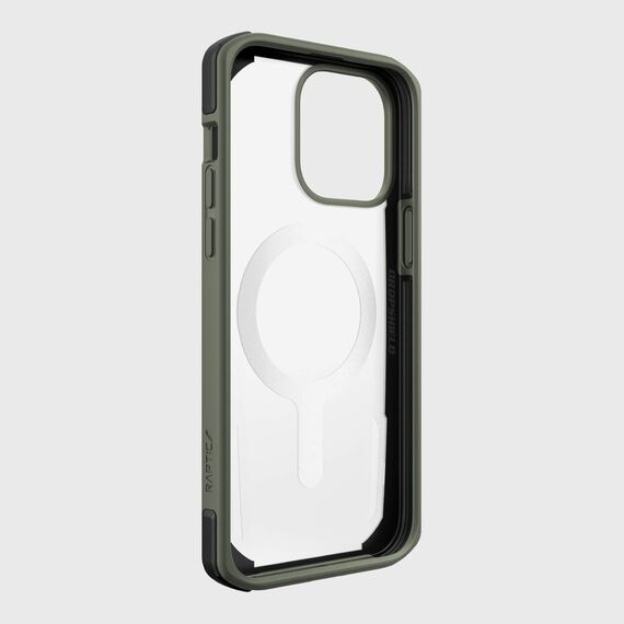 Raptic X-Doria Secure Case iPhone 14 Pro with MagSafe armored cover green | Techbox
