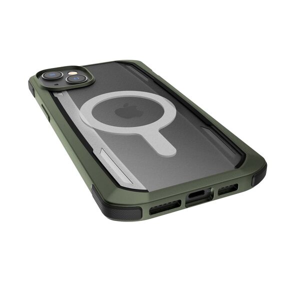 Raptic X-Doria Secure Case iPhone 14 Pro with MagSafe armored cover green | Techbox