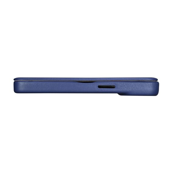 iCarer CE Premium Leather Folio Case iPhone 14 Pro Magnetic Flip Leather Folio Case MagSafe Blue (WMI14220714-BU) - Apple Cases - Cases - Techbox
