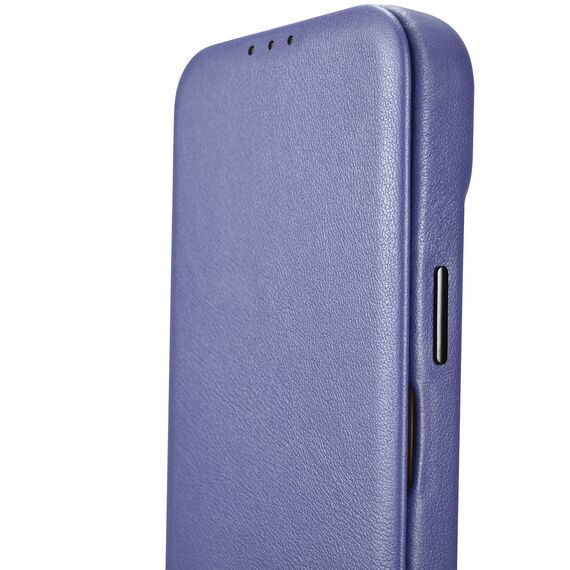 iCarer CE Premium Leather Folio Case iPhone 14 Pro Max Magnetic Flip Leather Folio Case MagSafe Light Purple (WMI14220716-LP) | Techbox