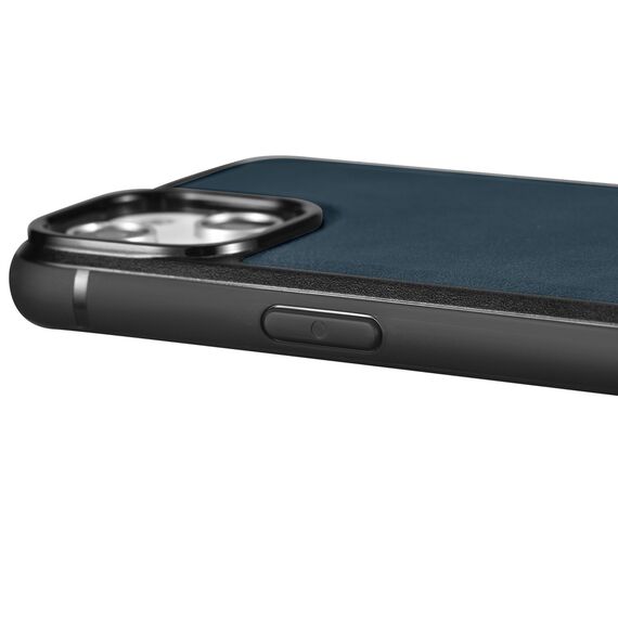 iCarer Leather Oil Wax case for iPhone 14 Pro Max leather case blue (WMI14220720-BU) | Techbox