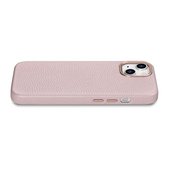 iCarer Litchi Premium Leather Case iPhone 14 Plus Magnetic Leather Case with MagSafe Pink (WMI14220711-PK) - Apple Cases - Cases - Techbox