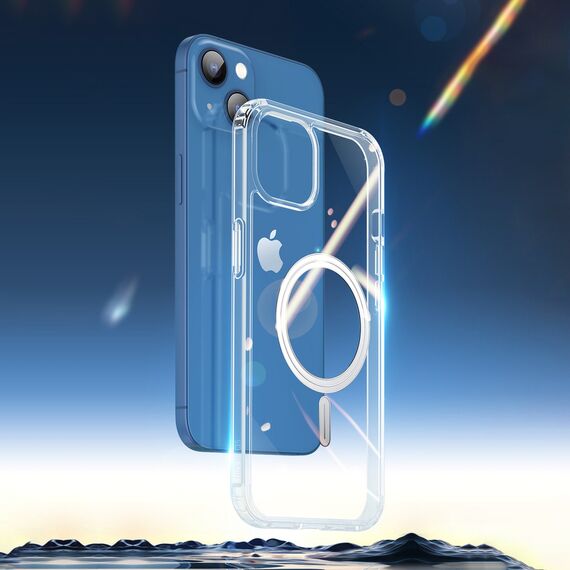 Dux Ducis Clin magnetic case for iPhone 14 Plus compatible with MagSafe transparent | Techbox