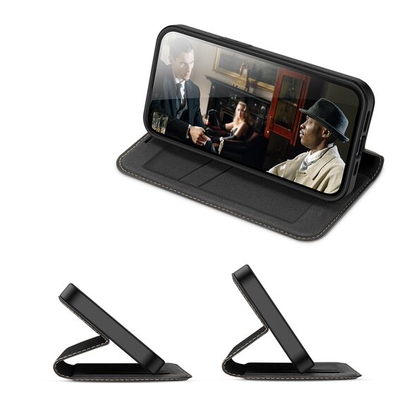 Dux Ducis Skin X2 case for iPhone 14 Plus case with magnetic flap black | Techbox