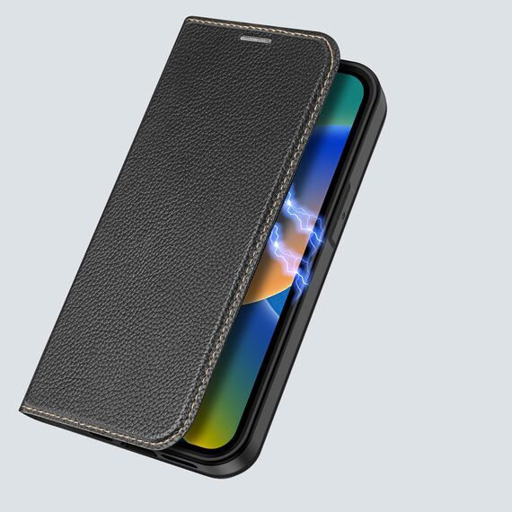 Dux Ducis Skin X2 case for iPhone 14 Plus case with magnetic flap black | Techbox