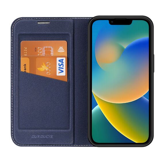 Dux Ducis Skin X2 case for iPhone 14 Plus case with magnetic flap blue - Apple Cases - Cases - Techbox