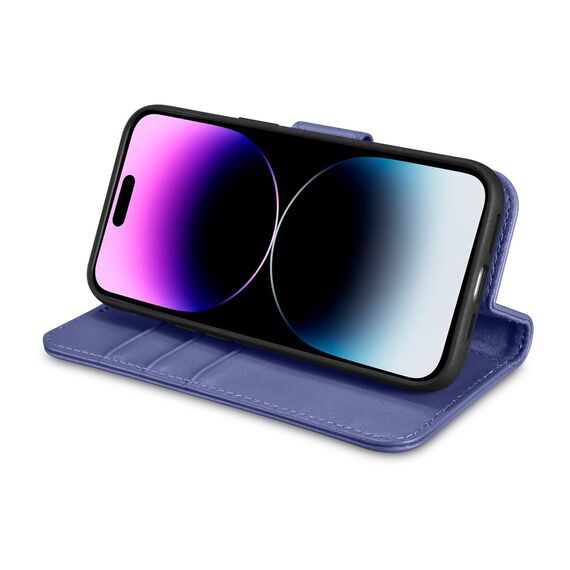 iCarer Wallet Case 2in1 Cover iPhone 14 Pro Max Leather Flip Cover Anti-RFID Light Purple (WMI14220728-LP) - Apple Cases - Cases - Techbox