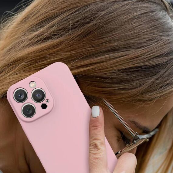 Silicone case iPhone 14 Plus silicone case fuchsia | Techbox