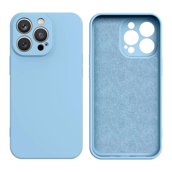 Silicone case iPhone 14 Plus silicone cover light blue | Techbox