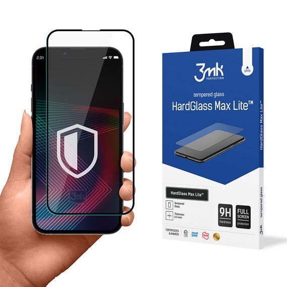 Tempered glass for iPhone 14 Pro 9H from the 3mk HardGlass Lite series | Techbox
