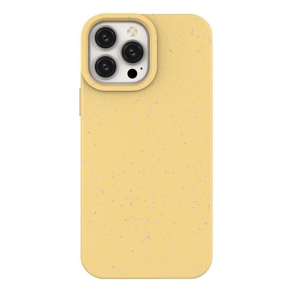 Eco Case case for iPhone 14 Plus silicone degradable cover yellow | Techbox