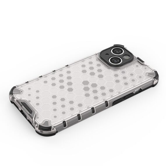 Honeycomb case for iPhone 14 Plus armored hybrid cover black | Techbox