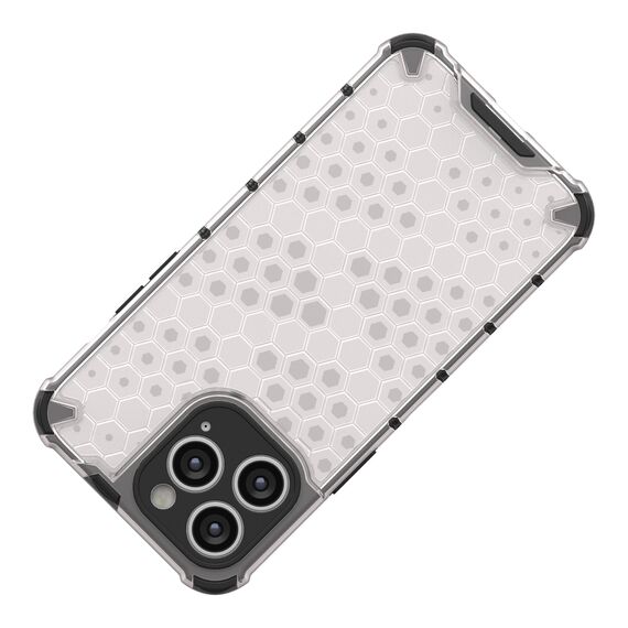 Honeycomb case for iPhone 14 Pro armored hybrid cover black | Techbox
