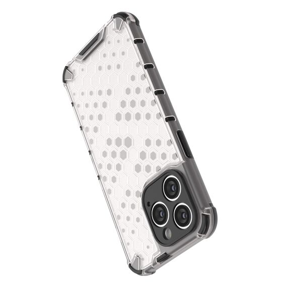 Honeycomb case for iPhone 14 Pro armored hybrid cover blue | Techbox