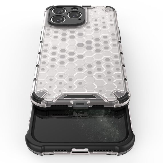 Honeycomb case for iPhone 14 Pro Max armored hybrid cover blue - Apple Cases - Cases - Techbox