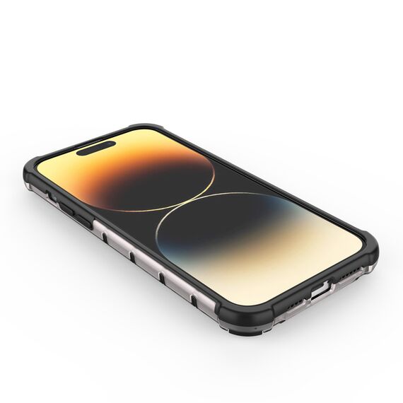 Honeycomb case for iPhone 14 Pro Max armored hybrid cover blue - Apple Cases - Cases - Techbox