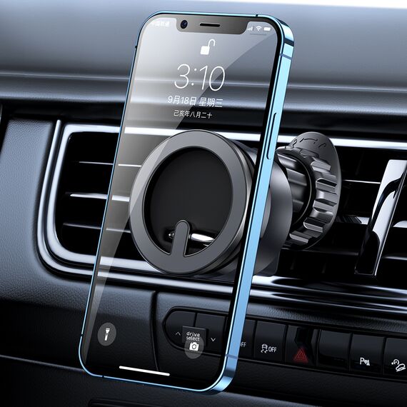 Joyroom kit multifunctional magnetic car holder ring phone support black (JR-ZS294) - Smartphone Holders - Smartphones - Techbox
