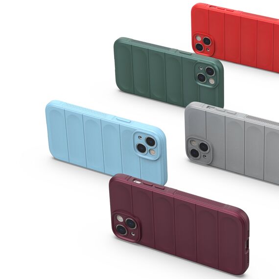 Magic Shield Case case for iPhone 14 Plus elastic armored case in burgundy | Techbox