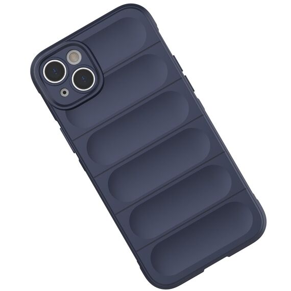 Magic Shield Case case for iPhone 14 Plus elastic armored case in burgundy | Techbox