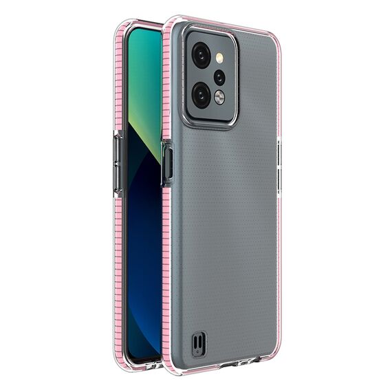 Spring Case for Realme C31 silicone case with a frame light pink - Rest Brands Cases - Cases - Techbox