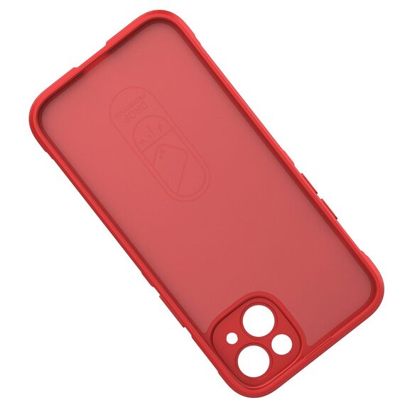 Magic Shield Case case for iPhone 14 Plus elastic armored case in burgundy | Techbox